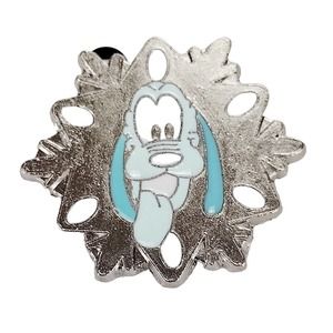 Disney Trading Pin Hidden Mickey Snowflake Collection Pluto 2007